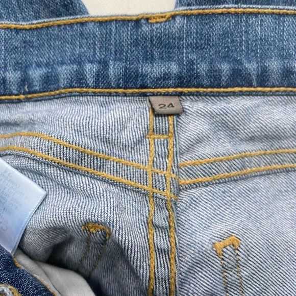 CARMAR Star Patch Jeans LF Sz 24 - Picture 5 of 7